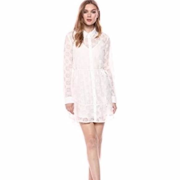 The Fifth Label Long Sleeve Sheer Geometric Lace - Picture 3 of 8